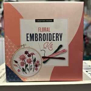 Crafted home: Floral embroidery kit